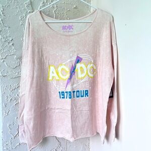 NWT Lucky Brand - AC/DC 1978 Tour Long Sleeve Shirt